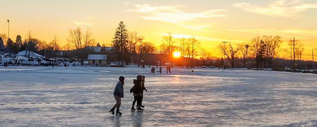 Ice Skating at Hillside Park