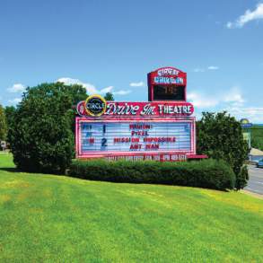 The Circle Drive-In Theater Sign in Scranton, PA