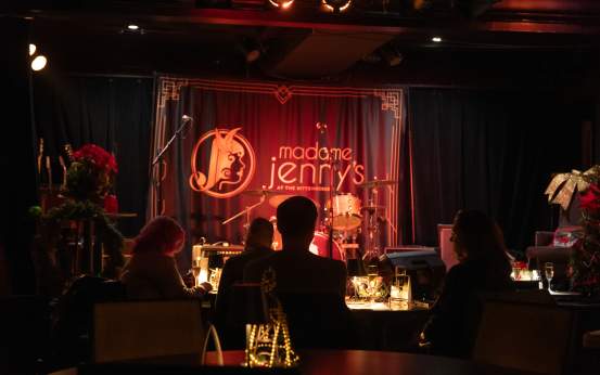 The interior of Madame Jenny's in Downtown Scranton, PA