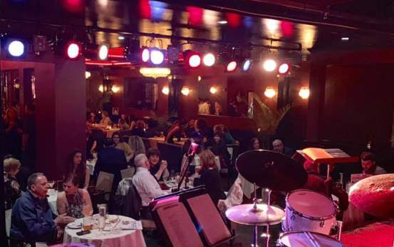 The stage at Madame Jenny's in Scranton, PA