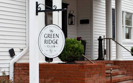 The entrance for the Green Ridge Club in Scranton, PA