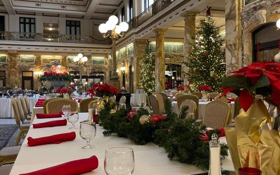 A Christmas Dinner at the Radisson Lackawanna Station Hotel in Downtown Scranton, PA