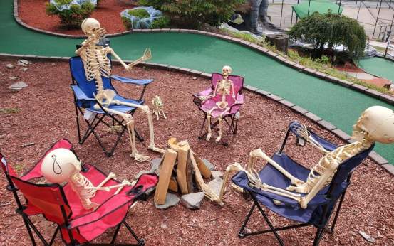 Halloween Mini Golf at Lahey Family Fun Park in Clarks Summit, PA