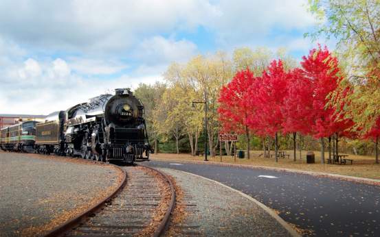 Steamtown National Historic Site in Scranton, PA
