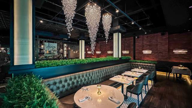 Dining area of A'tera 519 in Downtown Scranton, PA