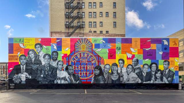 The Office Mural in Downtown Scranton, PA