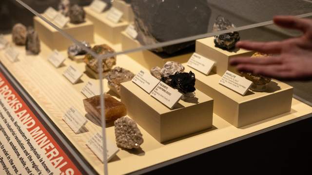 The Rocks and Minerals Gallery at the Everhart Museum in Scranton, PA