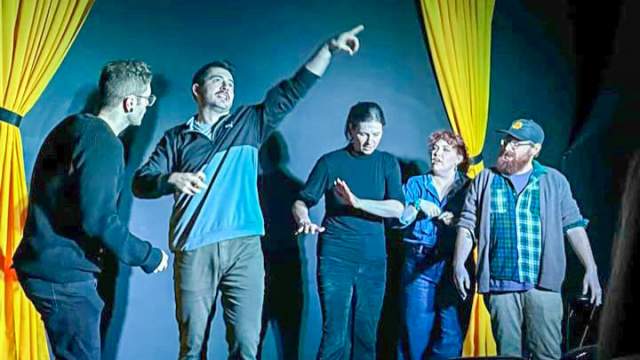 A performance at Electric City Improv in Downtown Scranton, PA