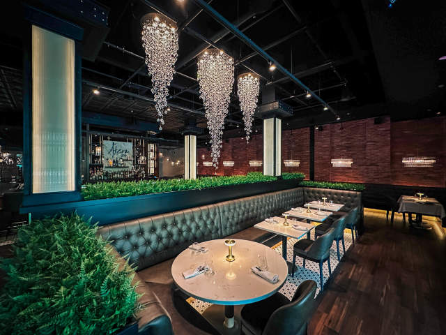 Dining area of A'tera 519 in Downtown Scranton, PA