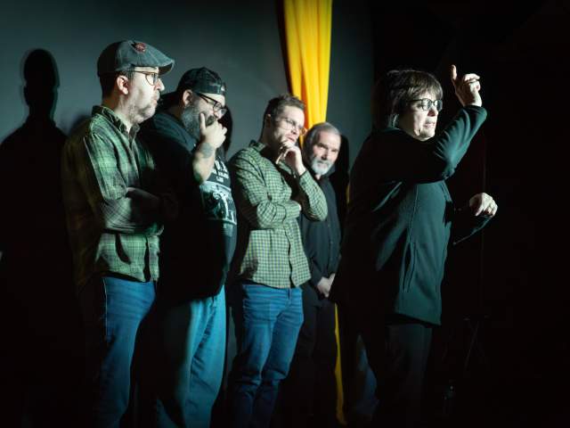A performance at the Electric City Improv in Downtown Scranton, PA