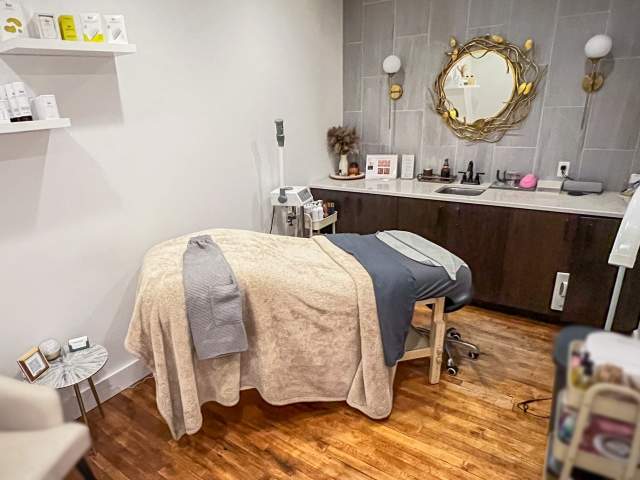 Spa room at Lavish Body and Home in Scranton, PA