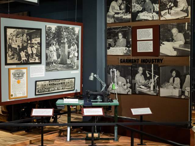 An exhibit at the Anthracite Heritage Museum in Scranton, PA