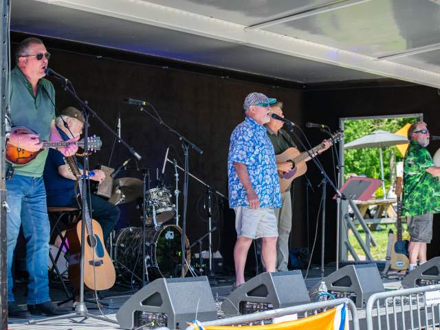 Musicians at the Lackawanna County Heritage Fair at Montage Mountain Resorts in Scranton, PA