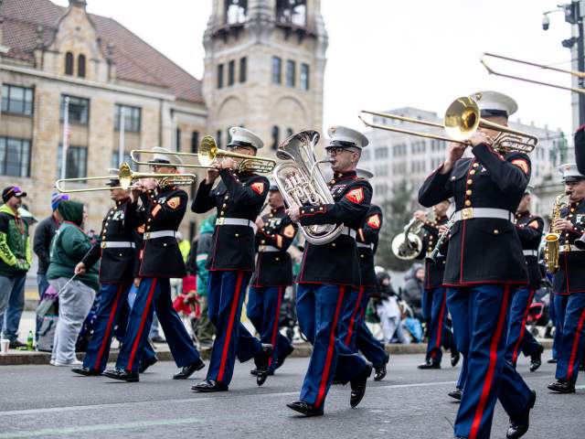The Scranton St. Patrick's Parade in Downtown Scranton, PA