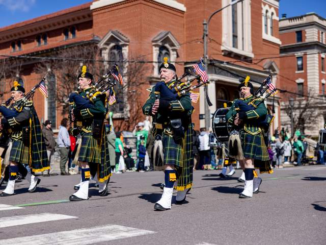 The Scranton St. Patrick's Day Parade in Downtown Scranton