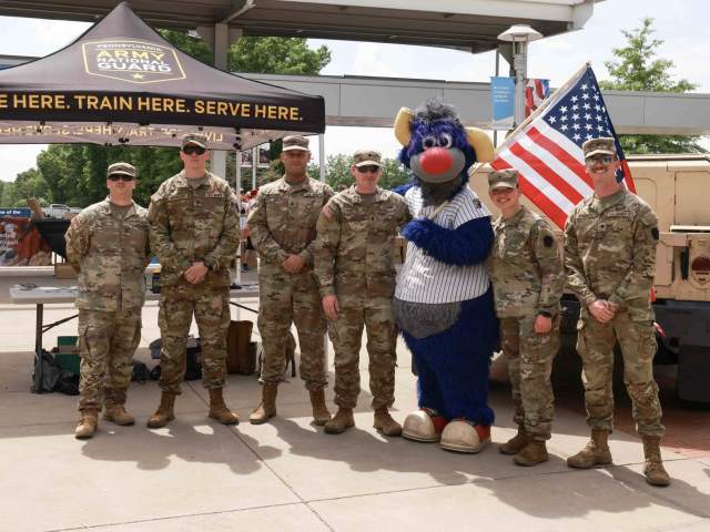 The SWB RailRider's Military Appreciation Night at PNC Field in Moosic, PA