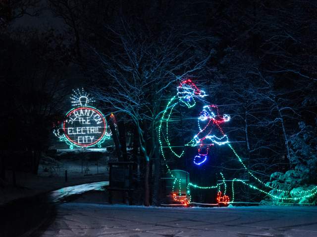The Holiday Light Spectacular at Nay Aug Park in Scranton, PA