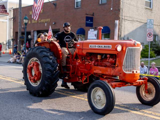 Tractor Parade at the Moscow Country Street Fair in Moscow, PA