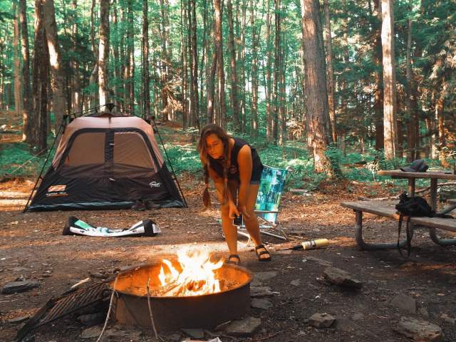 Lackawanna State Park Camp Grounds