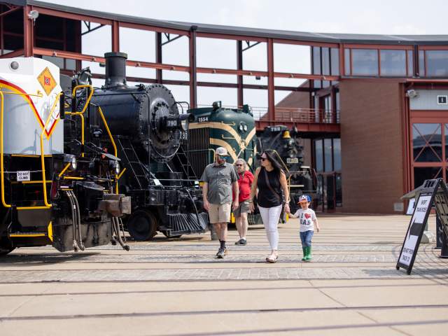 Steamtown National Historic Site in Scranton, PA