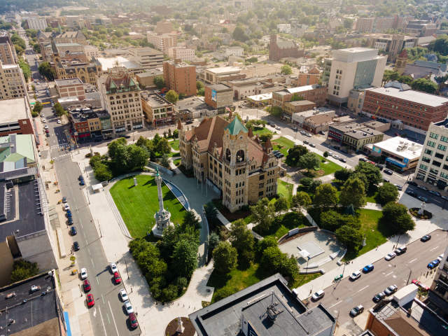 Courthouse Square in Scranton, PA