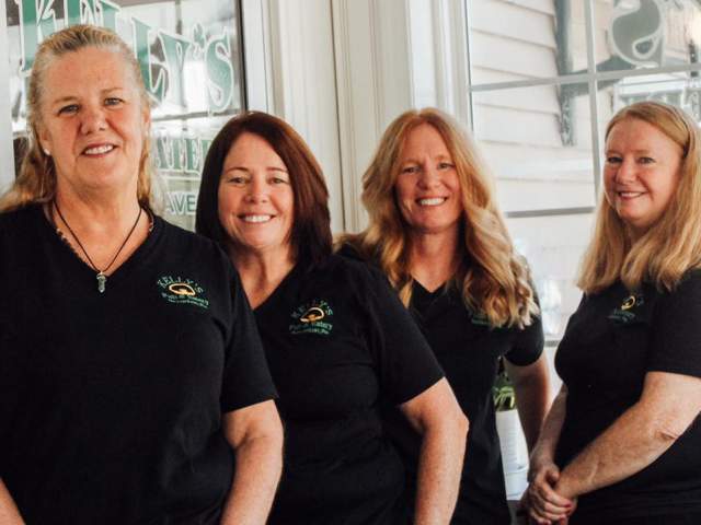 Trish Laboranti, Kelly Hamm, Joni Boino, and Karen Snyder of Kelly’s Pub and Eatery