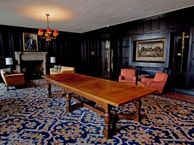 The interior of the Robert P. Casey Library in the Scranton Cultural Center in Scranton, Lackawanna County, PA.