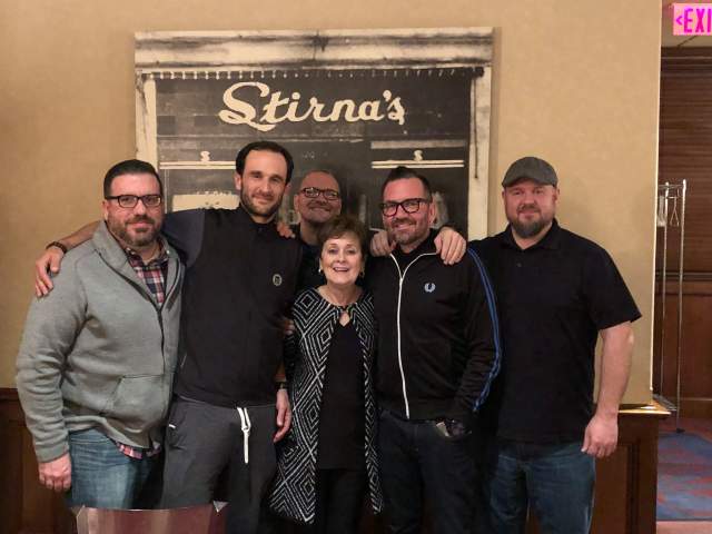 Cathy Walsh Gavin and group of men