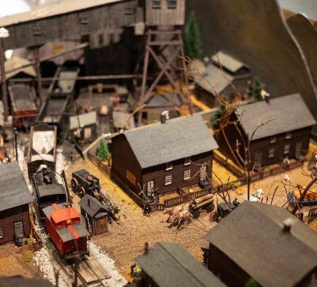 An exhibit at the Anthracite Heritage Museum in Scranton, PA