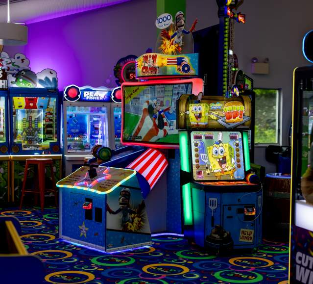 The arcade at Lahey Family Fun Park in Clarks Summit, PA