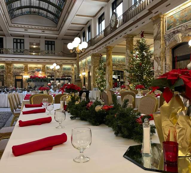 A Christmas Dinner at the Radisson Lackawanna Station Hotel in Downtown Scranton, PA