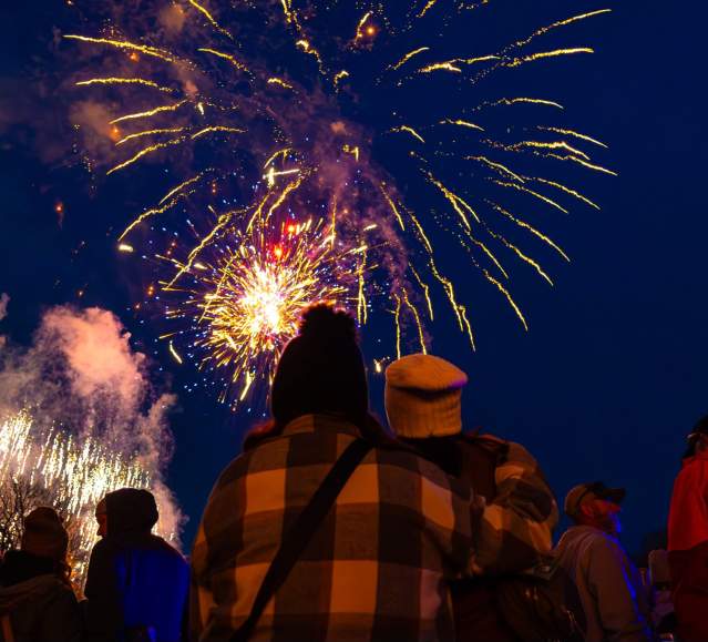 Fireworks at Mountainfest at Montage Mountain Resorts in Scranton, PA
