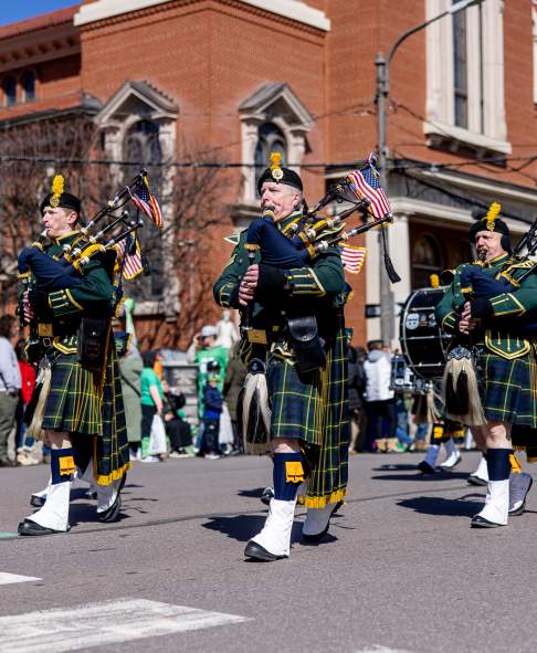 The Scranton St. Patrick's Day Parade in Downtown Scranton