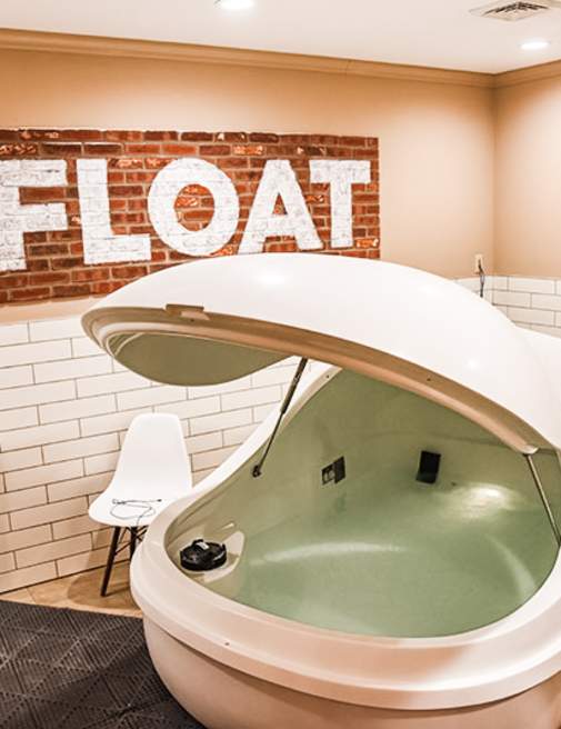 Float therapy at The Giving Tree Wellness Center in Scranton, PA