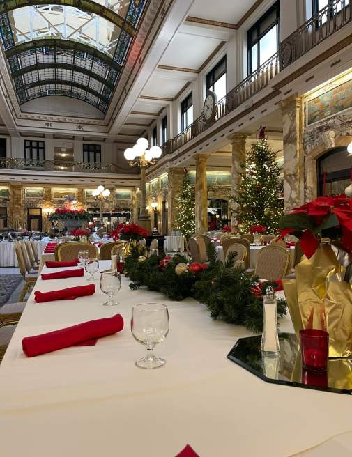 A Christmas Dinner at the Radisson Lackawanna Station Hotel in Downtown Scranton, PA