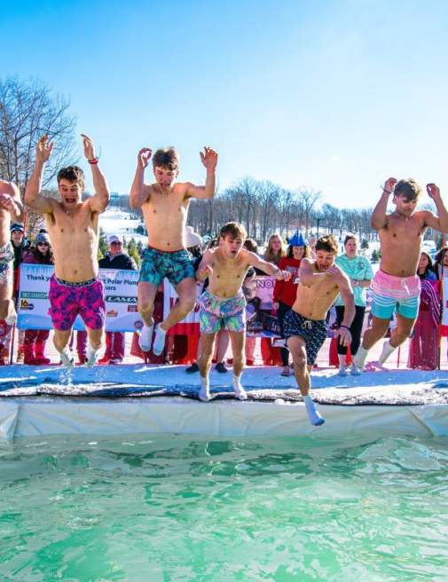 The Northeast Polar Plunge at Montage Mountain Resorts in Scranton, PA