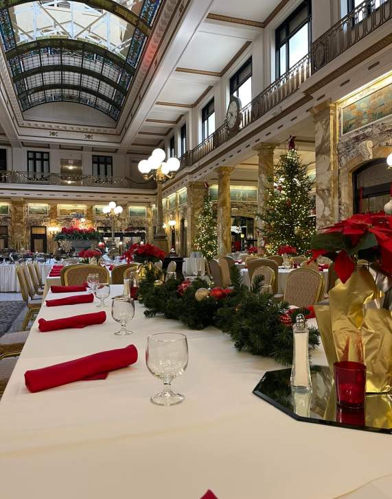 A Christmas Dinner at the Radisson Lackawanna Station Hotel in Downtown Scranton, PA