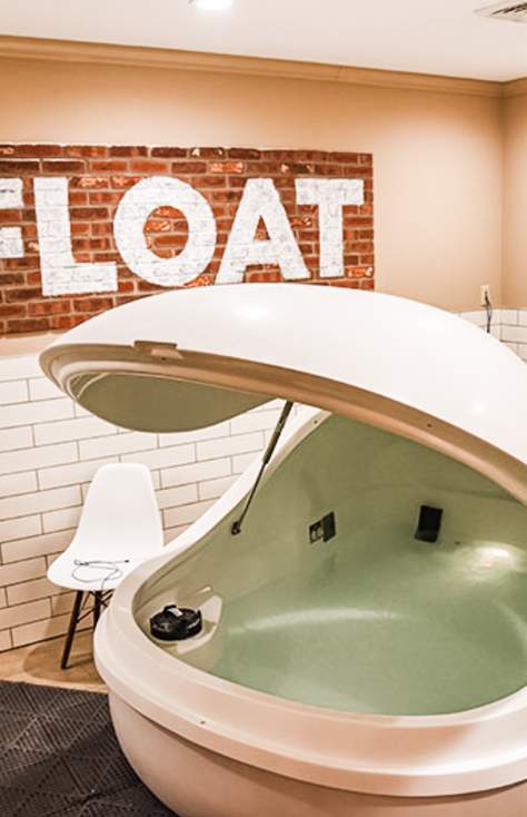 Float therapy at The Giving Tree Wellness Center in Scranton, PA