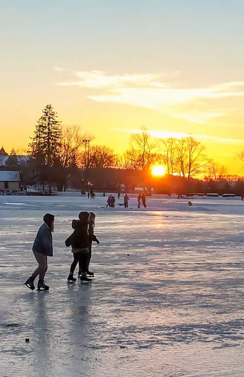 Ice Skating at Hillside Park