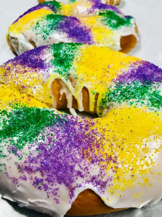A King Cake at Osborne Cookie Company in Scranton, PA