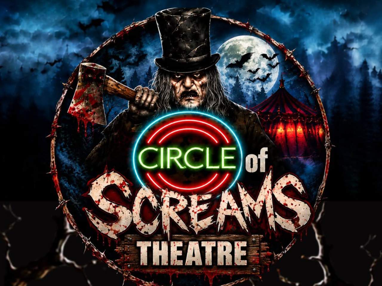 Circle of Screams Theatre horror movies in October 2026.