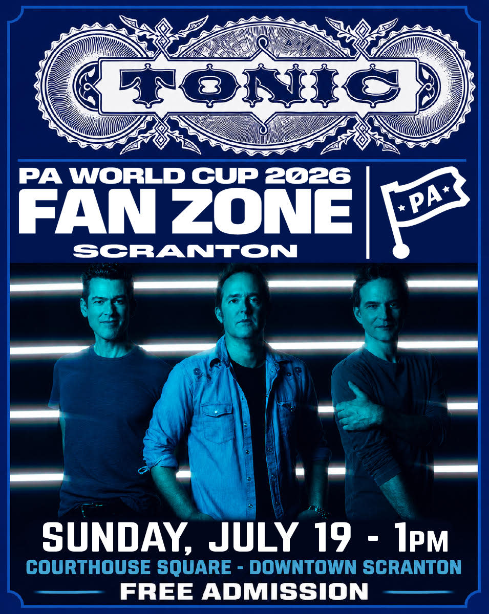 A promotional flyer for Tonic for the Scranton World Cup Watch Party