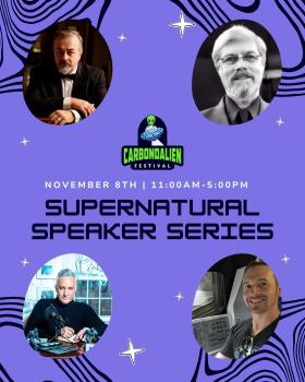 Carbondalien Festival Supernatural Speaker Series 2025 flyer