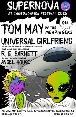 Carbondalien Festival Supernova Concert 2025 flyer