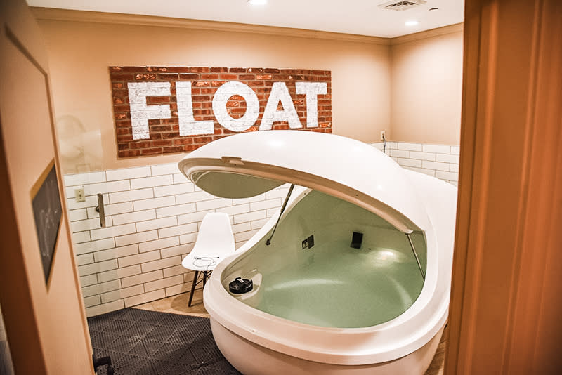 Float therapy at The Giving Tree Wellness Center in Scranton, PA