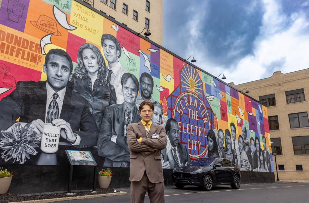 The Office Mural in Downtown Scranton, PA