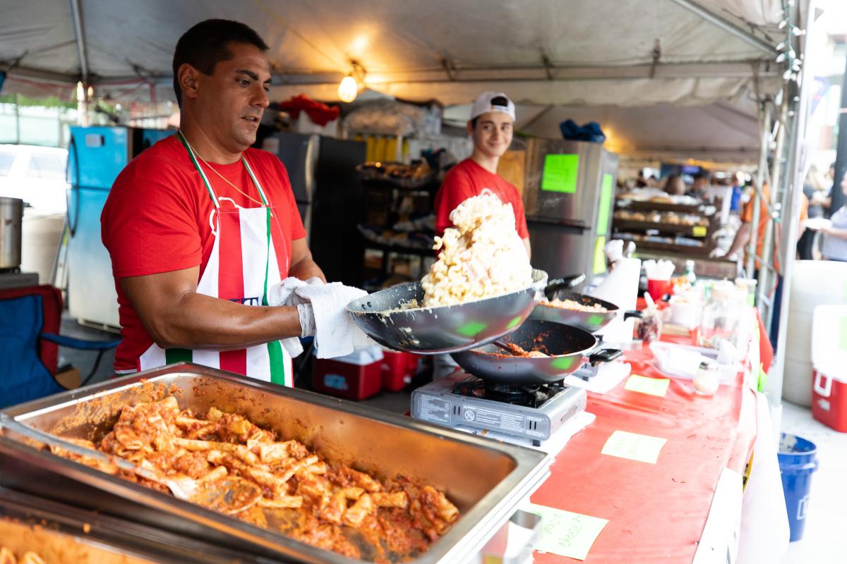 Vendor at La Festa Italiana