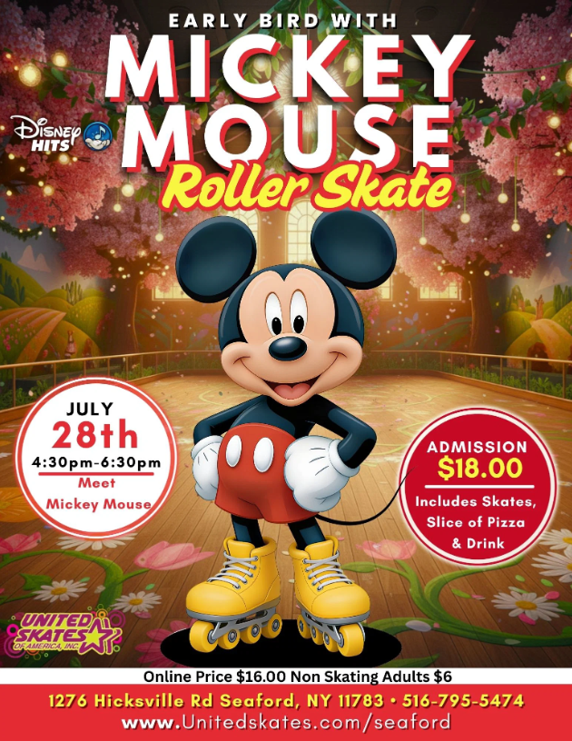 🐭✨ EARLY BIRD WITH MICKEY MOUSE ROLLER SKATE! 🛼🎉