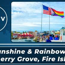 Sunshine & Rainbows in Cherry Grove, Fire Island