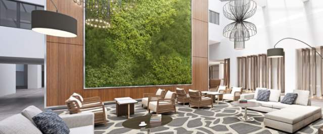hotel lobby